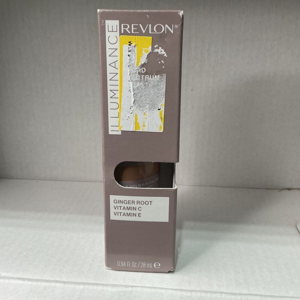 Revlon Illuminance Serum Tint 405 Hazel With Ginger Root Vitamin C & E SPF 15